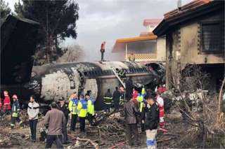 العثور على 7 جثث في موقع سقوط طائرة تابعة للجيش الإيراني