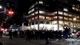 اندلاع احتجاجات ضد الشرطة في نيويورك واعتقال العشرات