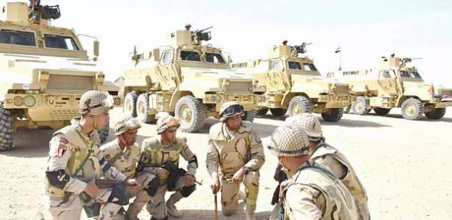 جانب من العمليات العسكرية في سيناء