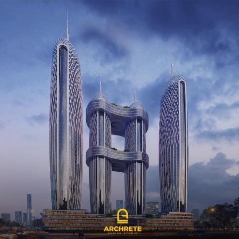  ثالث أعلى برج فى أفريقيا بالعاصمة الإدارية الجديدة