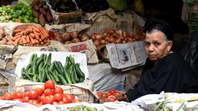 التضخم مصحوب بارتفاع أسعار الخضروات واللحوم