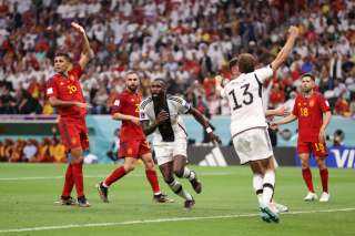 التعادل الايجابى بين منتخب ألمانيا وإسبانيا فى الجولة الثانية ببطولة كاس العالم 2022