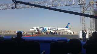 مصر للطيران تحتفل بوصول طائرة جديدة لأسطولها من طراز إيرباص «A321neo»