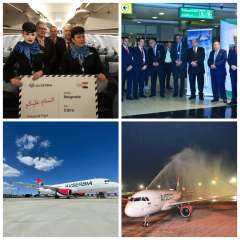 مطار القاهرة يشهد إحتفالية إعادة تشغيل خط طيران “إير صربيا ” من بلجراد
