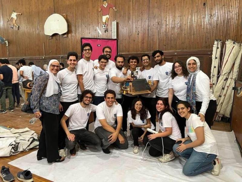 «أولمبيات الروبوتات في كلية الهندسة بجامعة القاهرة»