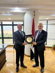رئيس سلطة الطيران المدني المصري يستقبل نظيره الليبي لبحث أوجه التعاون