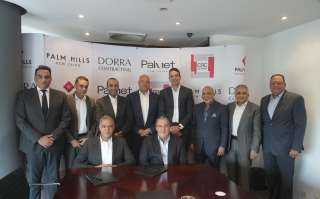 ”بالم هيلز للتعمير ” توقع اتفاقية مع شركة درة لإنشاء 3 مبان تجارية بمشروع Palmet القاهرة الجديدة