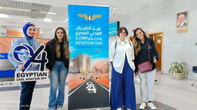  وزارة الطيران المدنى وشركاتها التابعة.. تحتفل بعيد الطيران المدنى المصري الـ ٩٤ 
