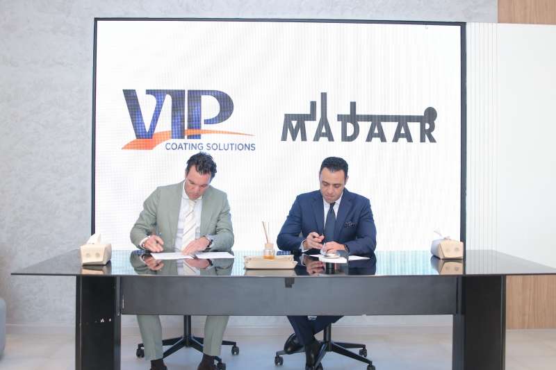 مدار و «VIP Coating Solutions» توقعان اتفاقية شراكة مدتها 10 سنوات